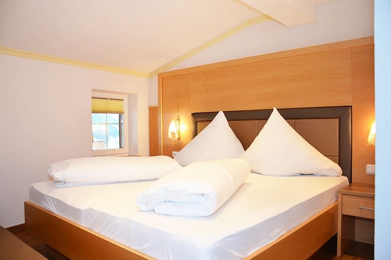 Appartement Doppelbett Haus Schmied’s Egg Tirol