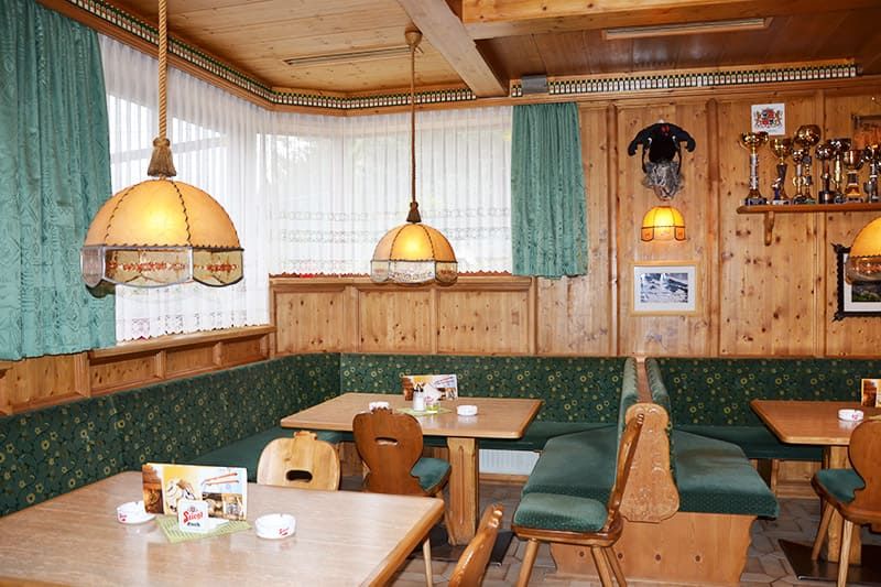 Cafe Hubertus restaurant Paznauntal Tyrol